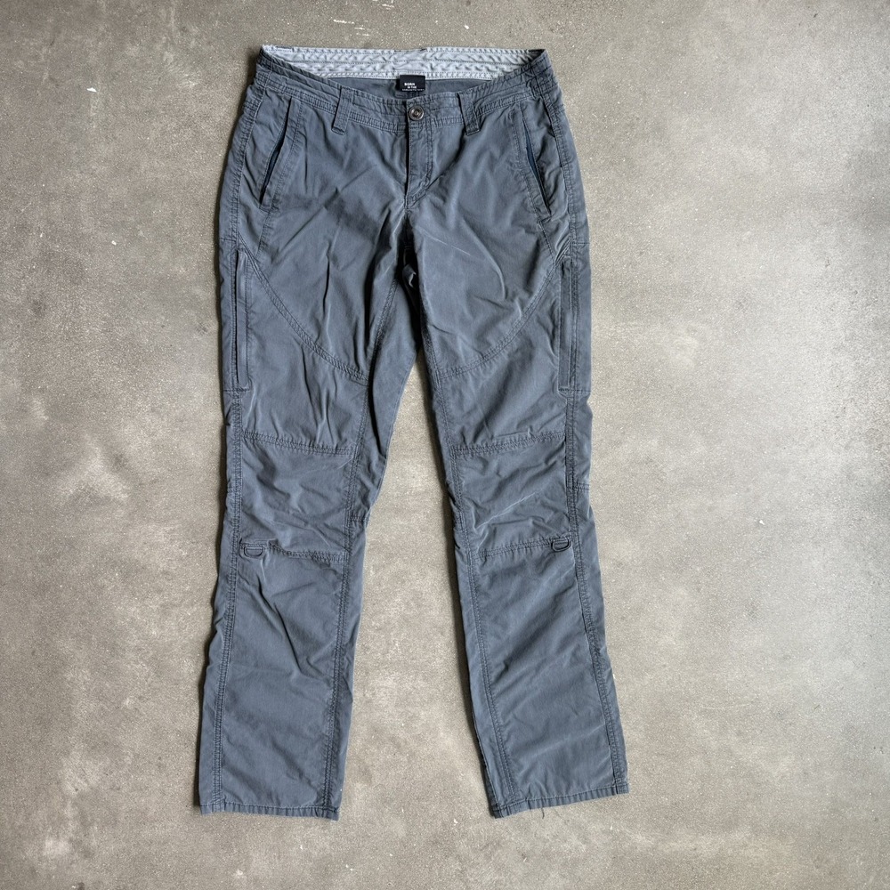 Kuhl Legendary Pants Women's Hiking Straight Leg Roll Up Button Pants size 4R